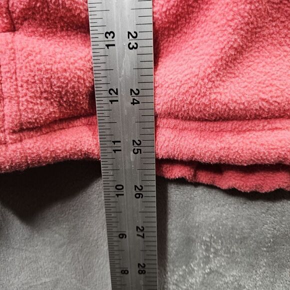 Bass Pro Shop Jacket Womens Large Pink Fleece Outdoor Mock Neck Full Zip - Picture 6 of 12